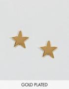 Ottoman Hands Signs & Symbols Star Stud Earrings - Gold