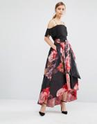 Coast Maiden Tie Floral Skirt - Multi