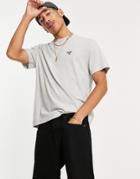 Barbour Beacon Small Logo Relaxed Fit T-shirt In Gray-grey