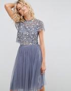 Needle And Thread Scattered Embellished Top - Blue