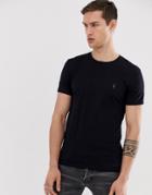 Allsaints Tonic Ramskull Logo T-shirt In Navy