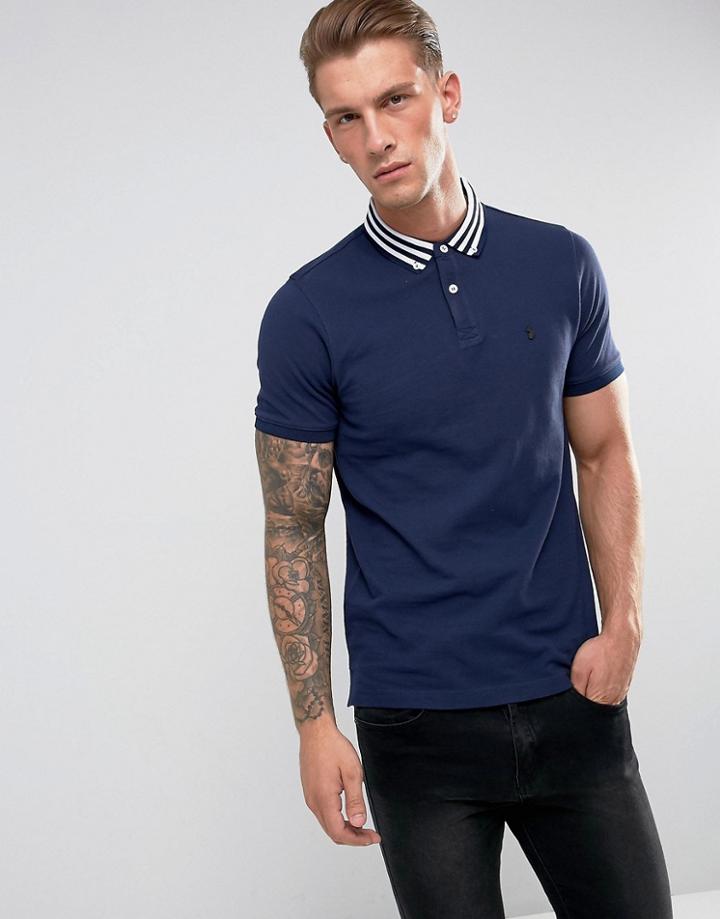 Luke 1977 Turtles Head Polo Shirt In Navy - Navy
