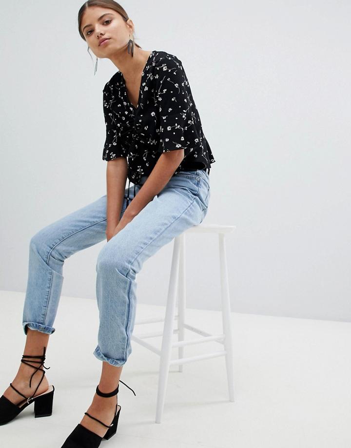 Missguided Mom Jeans - Blue
