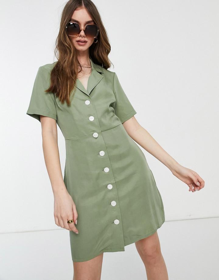 Native Youth Shirt Dress-white