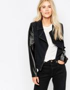 Blend She Mixie Biker Jacket - Black