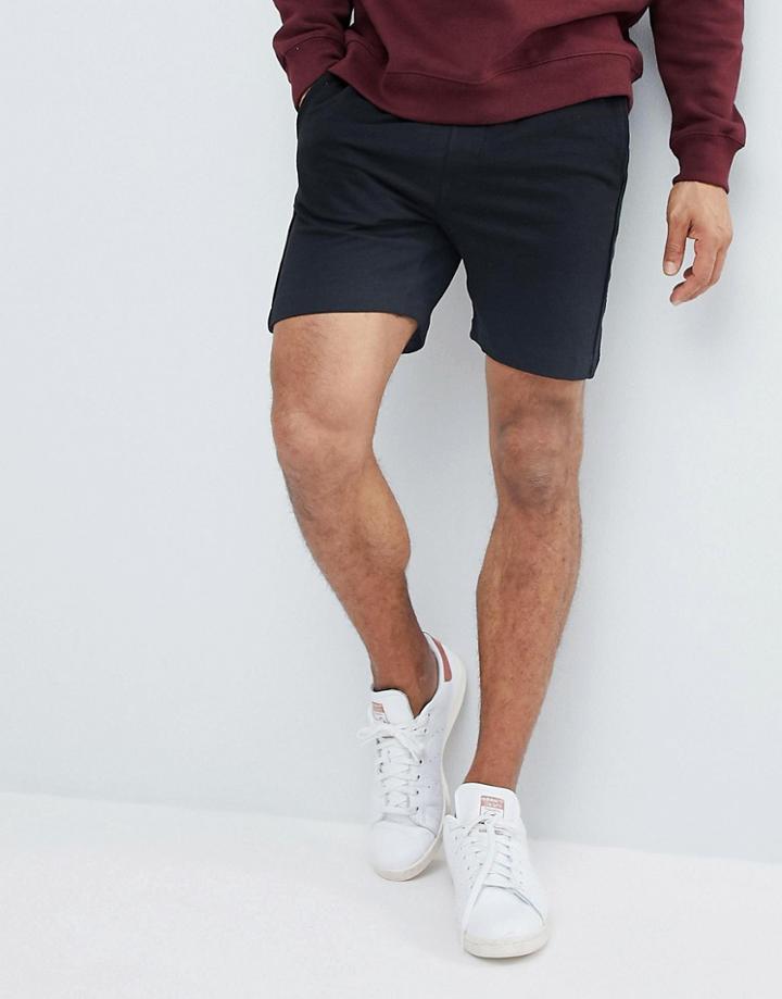 Another Influence Textured Jersey Shorts - Black