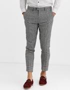 Gianni Feraud Skinny Fit Wool Blend Bold Check Suit Pants
