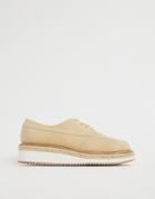 Asos Design Maypole Flat Shoes In Sand - Beige