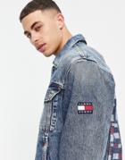 Tommy Hilfiger Oversized Denim Trucker Jacket-blues