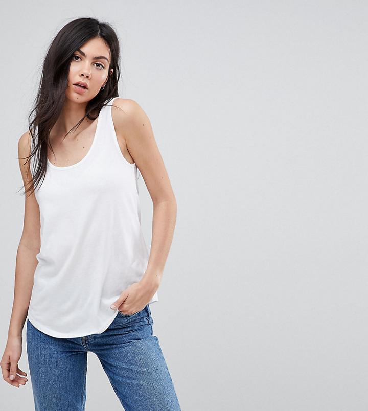 Asos Tall Ultimate Tank - White