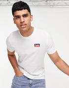 Lee Seasonal Logo T-shirt In White