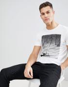 Selected Homme T-shirt With Graphic Print - White