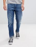 G-star Type C 3d Straight Jeans Midwash - Blue