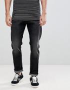 Selected Homme Tapered Fit Jeans Made In Italy - Black