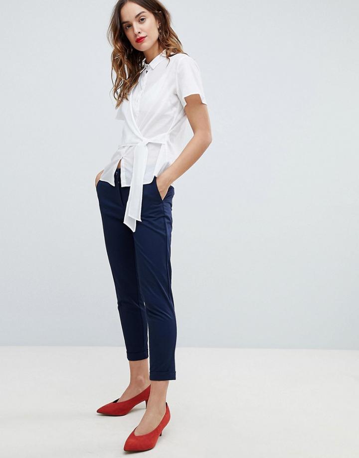Sisley Classic Tailored Pants - Navy