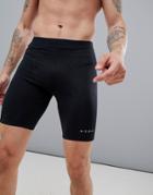 Asos 4505 Running Tights In Short Length With Quick Dry - Black