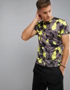 Yourturn Training T-shirt In Print - Black