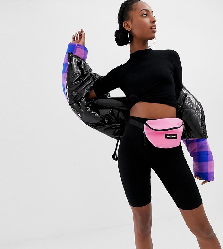 Collusion Tall High Waist Legging Shorts - Black