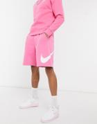 Nike Club Shorts In Pink