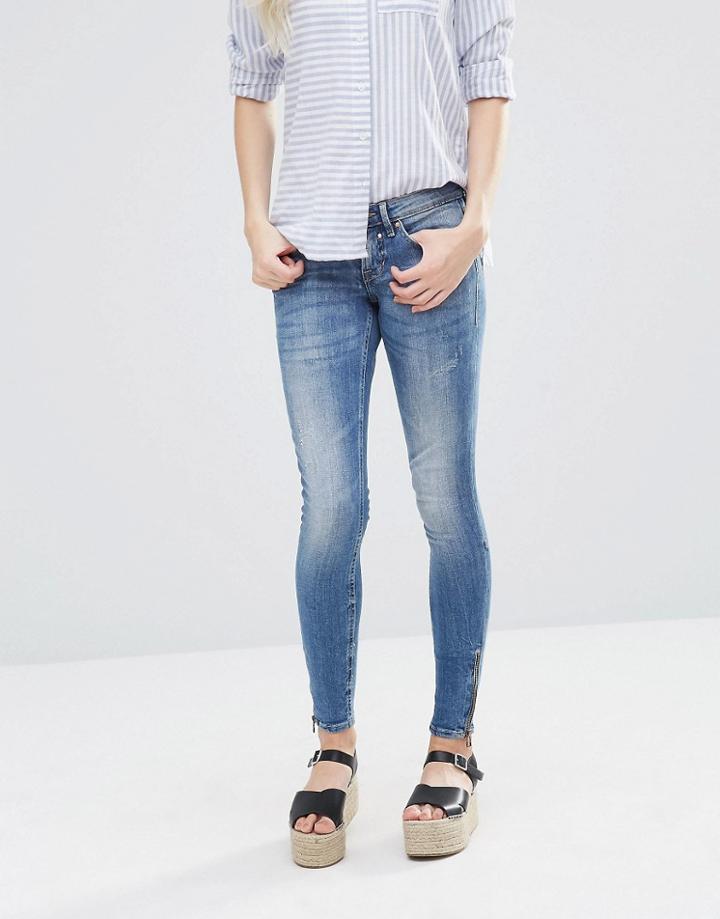 Blend She Glow Lw Skinny Jean - Light Wash Blue