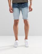 Systvm Dip Dye Denim Short - Blue