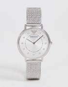 Emporio Armani Ar11128 Mesh Watch In Silver - Silver