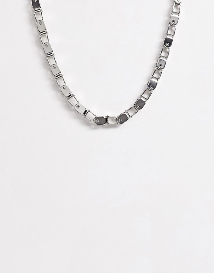 Asos Design Statement Short Box Chain