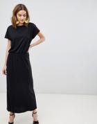 Vero Moda Short Sleeve Maxi Dress - Black