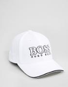 Boss Green By Hugo Boss Baseball Logo Cap White - Black