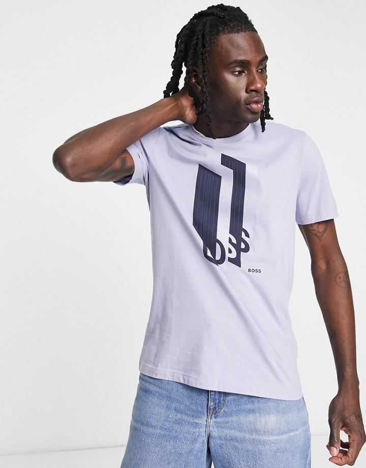 Boss Athleisure Tee 2 T-shirt In Blue