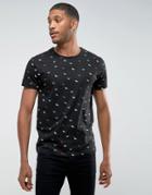 D-struct Origami Print T-shirt - Black