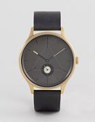 Cronometrics Leather Watch In Black - Brown