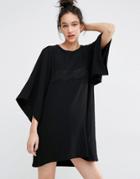 Essentiel Antwerp Misericordia Lace Panel Dress - Black