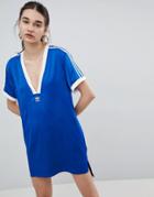 Adidas Originals Fashion League Dress In Blue - Blue