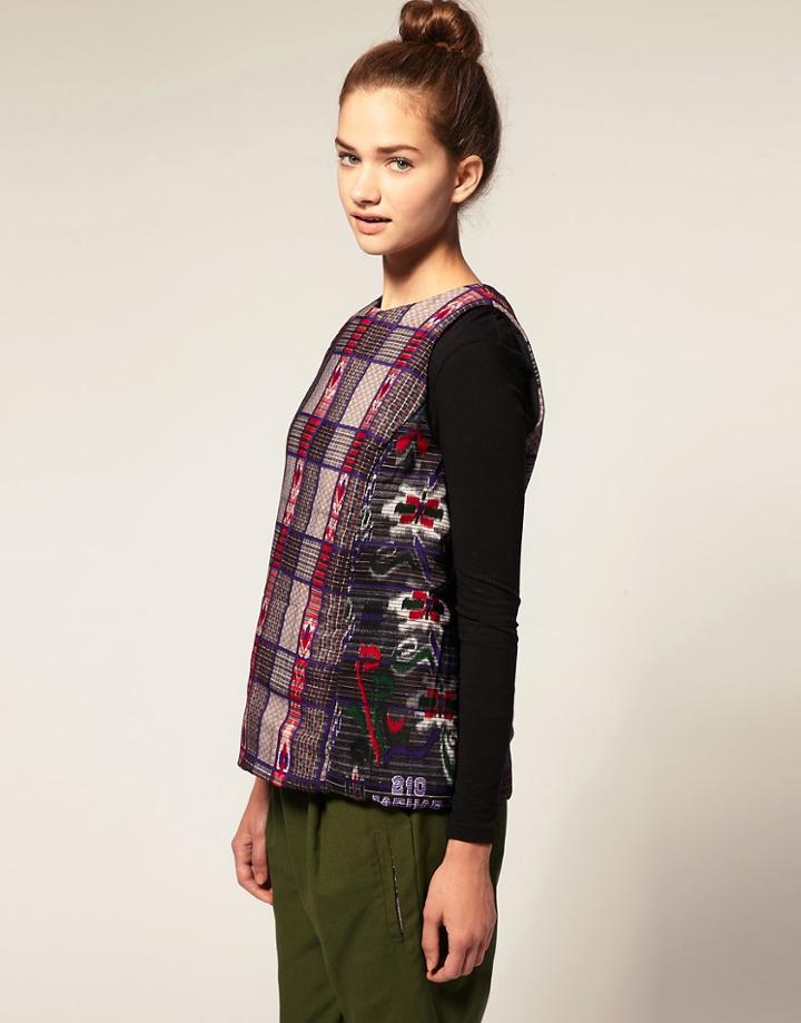 Asos Africa Printed Shell Top - Multi