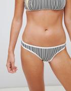Zulu & Zephyr Rift Bikini Bottom In Stripe - Multi