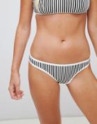 Zulu & Zephyr Rift Bikini Bottom In Stripe - Multi