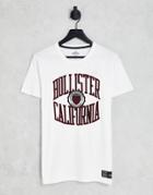 Hollister Varsity Logo T-shirt In White