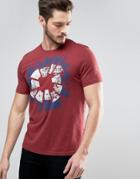 Ben Sherman Target Graphic T-shirt - Red