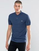 Fred Perry Polo Shirt In Service Blue - Blue