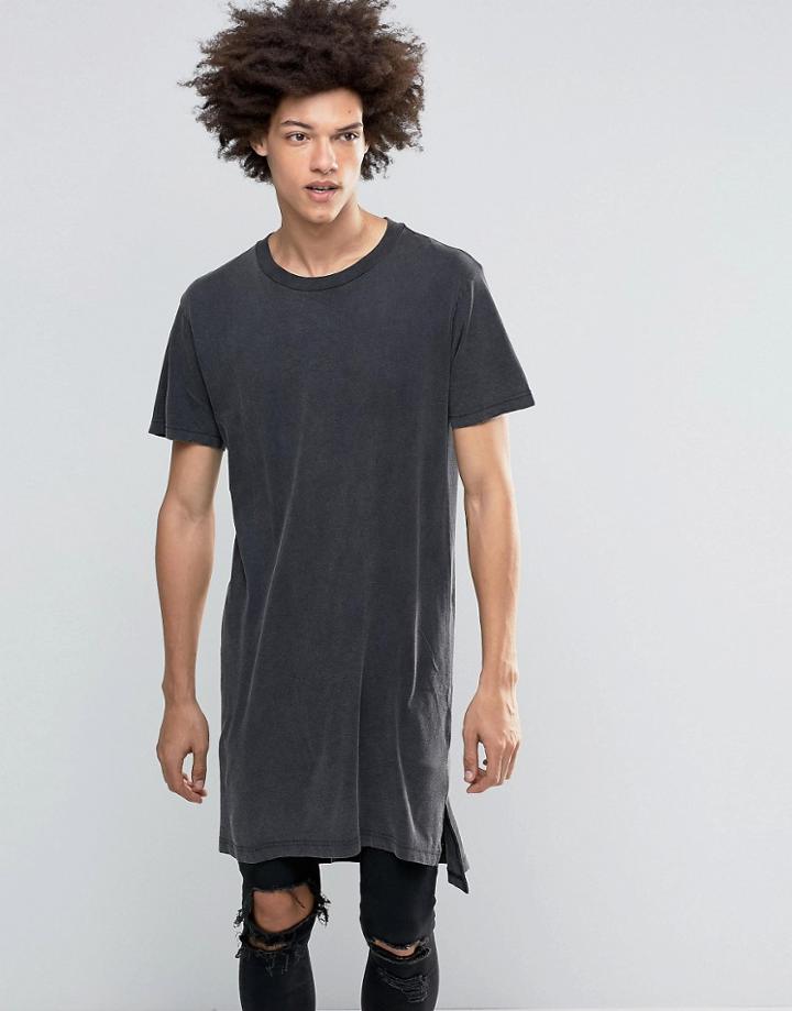 Cheap Monday Longline Casualty T-shirt - Black