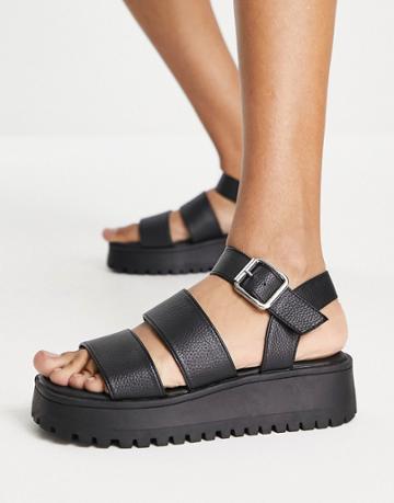 Schuh Tala Chunky Sandals In Black