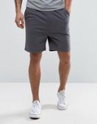 Another Influence Basic Peached Jersey Shorts - Gray