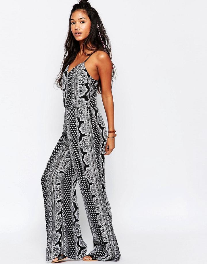Surf Gypsy Jumpsuit Dress - Black