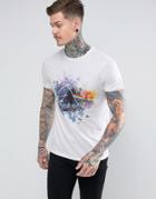 New Look T-shirt With Pink Floyd Print In White - White
