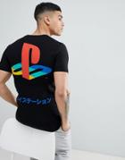Asos Design Playstation Muscle T-shirt - Black