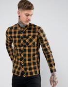 Fred Perry Reissues Plaid Shirt In Black - Black