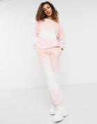 New Look Ombre Sweatpants In Pink - Part Of A Set