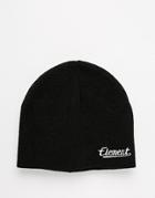 Element Logo Beanie Hat - Black