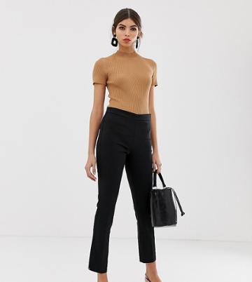 Stradivarius Cigarette Pants-black